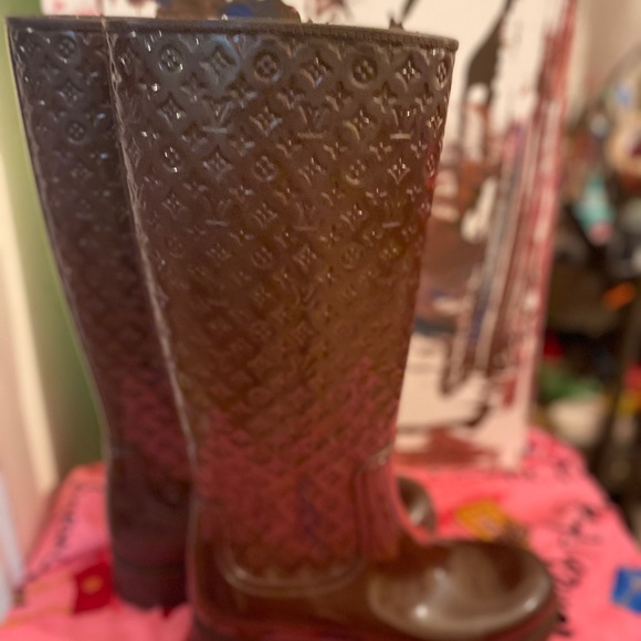 Louis Vuitton Splash Monogram rain boots - Picture 14 of 14